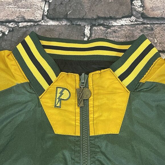 Vintage 90s Green Bay Packers Pro Player Reversible Windbreaker Mens Size Large - Picture 3 of 12